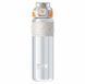 Спортивная бутылка TKK 1000 мл (1 л) - Белая Tritan BPA-free, ударопрочная эко-бутылка с антискользящим грипом 0-135 фото 2