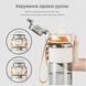 Спортивная бутылка TKK 1000 мл (1 л) - Белая Tritan BPA-free, ударопрочная эко-бутылка с антискользящим грипом 0-135 фото 8
