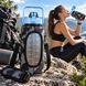 Спортивна пляшка для води XL (2000 мл) у захисному чохлі-камуфляж &mdash; Блакитна 0-025 фото 9