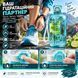 Спортивна пляшка ST-YIBEN (750 мл) &mdash; Еко-пластик BPA-free, Бірюзова