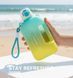 Спортивна пляшка SUMMER (750 мл) &mdash; Еко-пластик BPA-free, Жовто-блакитний градієнт 0-052 фото 3