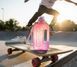 Спортивна пляшка SUMMER (750 мл) &mdash; Еко-пластик BPA-free, Рожевий градієнт