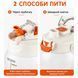 Пляшка TKK 2000 мл &mdash; Біла Tritan BPA-free, ударостійка, спортивна з практичним ремінцем 0-276 фото 9