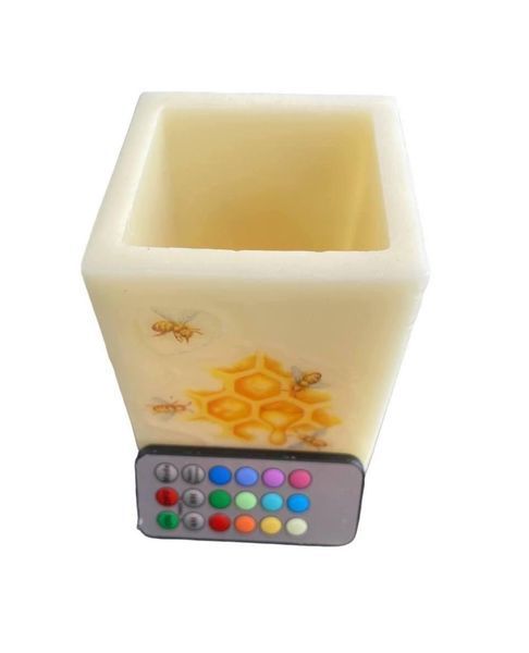 Children's wax night light 9x13 cm &mdash; Safe soft light with brightness adjustment