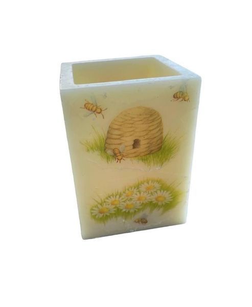Children's wax night light 9x13 cm &mdash; Safe soft light with brightness adjustment