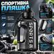 Спортивна пляшка для води SPORTS (1700 мл) &mdash; Чорний глянець, герметична кришка та ергономічна ручка