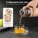 Спортивна пляшка KANGZYUAN 1000 мл (1 л) &mdash; Коричнева Tritan BPA-free, ударостійка еко-пляшка з трубочкою та ремінцем