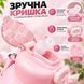 Спортивна еко-пляшка YURLEX (1500 мл) &mdash; Рожевий градієнт, матовий корпус із ручкою та трубочкою
