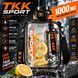 Пляшка TKK 1000 мл &mdash; Чорна Tritan BPA-free, ударостійка, спортивна з герметичною кришкою