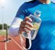 Спортивна пляшка для води SPORT (750 мл) &mdash; BPA-free пластик, бежево-синя 0-041 фото 7