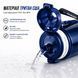 Спортивна пляшка KANGZYUAN 700 мл &mdash; Синя Tritan BPA-free, ударостійка еко-пляшка з трубочкою та ремінцем