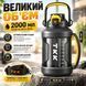 Спортивна пляшка TKK (2000 мл) &mdash; Сірий матовий Tritan BPA-free, з ергономічною ручкою та клапаном