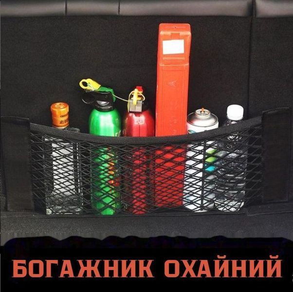 Міцна багажна сітка 25х60 см &mdash; Висока еластичність, посилена міцність та надійна фіксація 0-351 фото