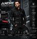 Чоловіча куртка ANDRE в стилі Cyberpunk / Techwear &mdash; Чорна, Розмір L (Водовідштовхувальна) 0-006/1 фото 7