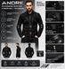 Чоловіча куртка ANDRE в стилі Cyberpunk / Techwear &mdash; Чорна, Розмір L (Водовідштовхувальна) 0-006/1 фото 8