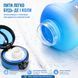 Еко-пляшка KANGZYUAN 2500 мл (2.5 л) &mdash; Блакитна Tritan BPA-free, ударостійка, спортивна з ручкою та ремінцем