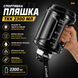 Спортивна пляшка TKK 2300 мл (2.3 л) &mdash; Чорний Tritan BPA-free, ударостійка еко-пляшка з ручкою та клапаном