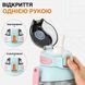Бутылка TKK 1400 мл - Бирюзовая Tritan BPA-free, ударопрочная, спортивная с двойной системой переноски 0-215 фото 7