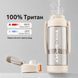 Пляшка TKK 1400 мл &mdash; Біла Tritan BPA-free, ударостійка, спортивна з подвійною системою перенесення
