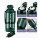 Пляшка TKK 1400 мл &mdash; Зелена Tritan BPA-free, ударостійка, спортивна з подвійною системою перенесення