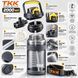 Спортивна пляшка TKK (2000 мл) &mdash; Напівпрозорий сірий Tritan BPA-free, з потужною ручкою та кнопкою-фіксатором