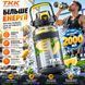 Спортивна пляшка TKK (2000 мл) &mdash; Напівпрозорий сірий Tritan BPA-free, з потужною ручкою та кнопкою-фіксатором