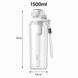 Бутылка для воды 1500 мл (1.5 л) Белая, из Тритана (BPA-free) с ситечком для активного отдыха 0-364 фото 2