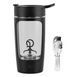 Electric Sports Nutrition Shaker (500 ml) &mdash; Cordless Tritan Mixer (Black)