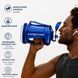 Еко-пляшка KANGZYUAN 1500 мл (1.5 л) &mdash; Синя Tritan BPA-free, ударостійка, спортивна з ручкою та ремінцем 0-171 фото 6