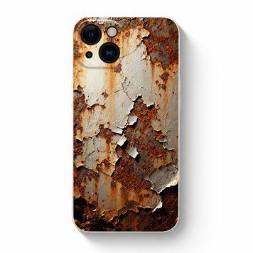 Чохол для iPhone 14 Pro Max &laquo;RUST STYLE&raquo; &mdash; Протиударний бампер із реалістичним принтом іржі 0-436 фото