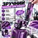 Спортивна пляшка TKK 1500 мл (1.5 л) &mdash; Фіолетова Tritan BPA-free, ударостійка еко-пляшка з антиковзкою вставкою 0-129 фото 7