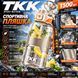 Спортивна пляшка TKK 1500 мл (1.5 л) &mdash; Біла Tritan BPA-free, ударостійка еко-пляшка з антиковзкою вставкою 0-131 фото 10