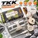 Спортивна пляшка TKK 1500 мл (1.5 л) &mdash; Біла Tritan BPA-free, ударостійка еко-пляшка з антиковзкою вставкою 0-131 фото 6