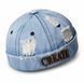 Джинсова безкозирка Docker Cap у стилі vintage з регульованим ремінцем, унісекс, 55&ndash;60 см 0-460 фото 1